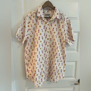 Heinz Men’s Ketchup Shirt White Red Size 2XL